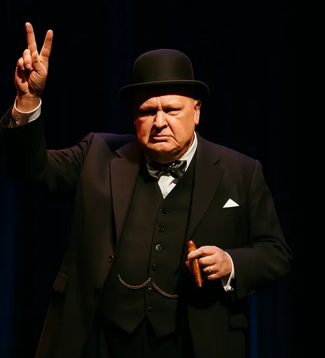 Randy Otto as Winston Churchill
