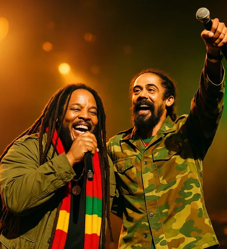 Damian and Stephen Marley