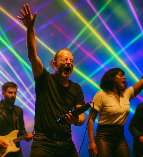 Radiohead Trip Laser Spectacular