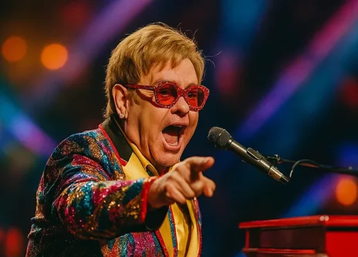 Sir Elton At The Piano