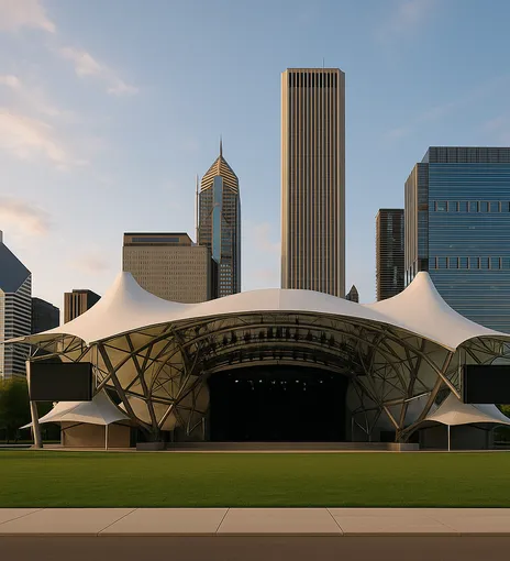 Bicentennial Pavilion At Columbus Commons