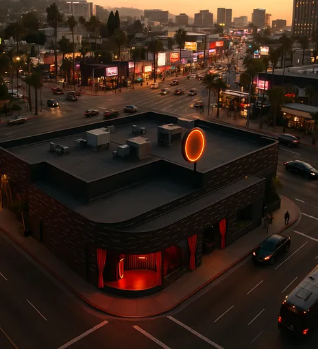 The Main Room at The Comedy Store