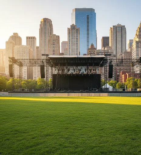 The ICON Festival Stage At Smale Park